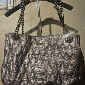 Valentino Silver Quilted Women's Bag